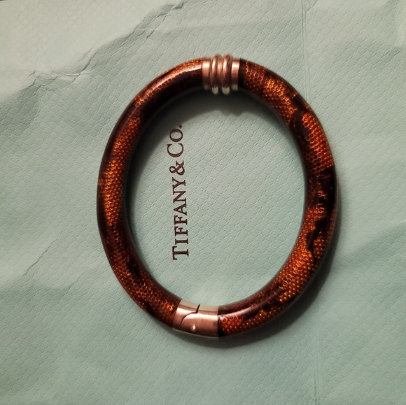Tiffany and Co bracelet cuff enameled - Picture 2 of 5